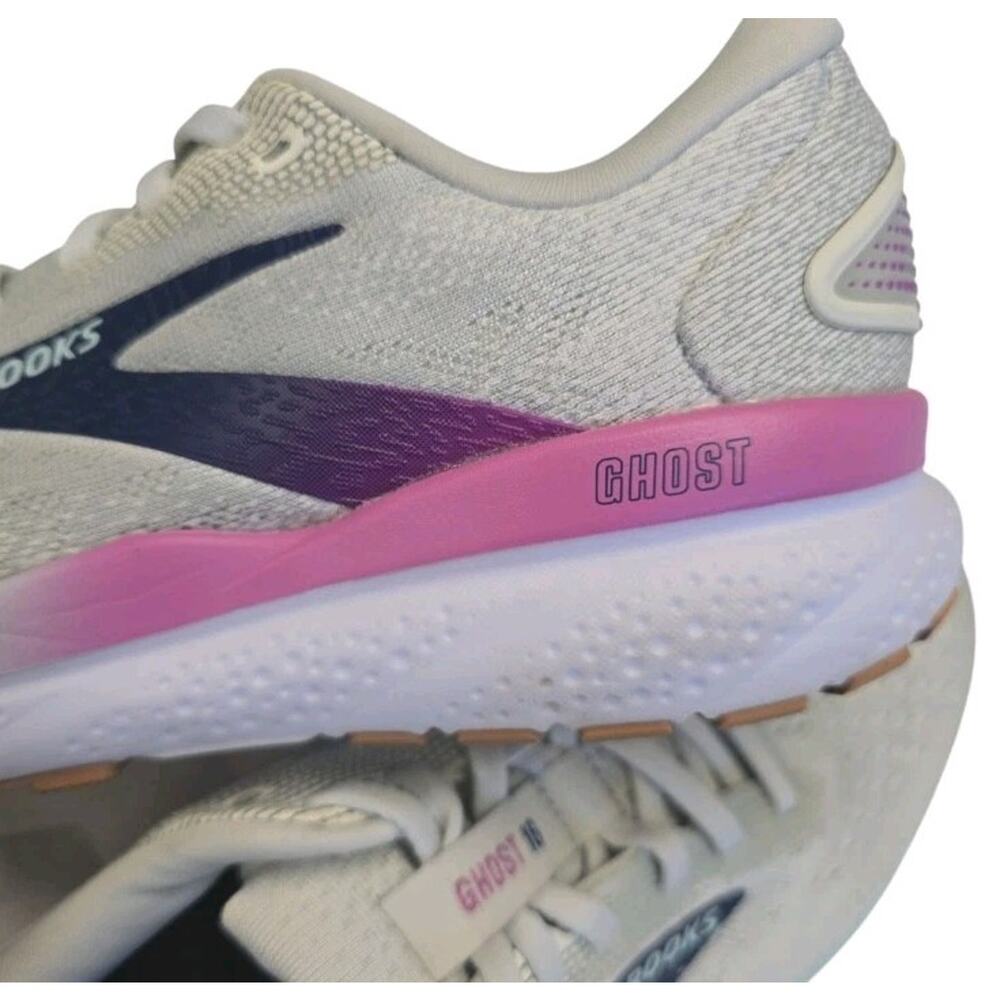Brooks Ghost 16 Women's Running Shoes Size 9 Wide D Grey Athletic 1204071D175 - Picture 10 of 11